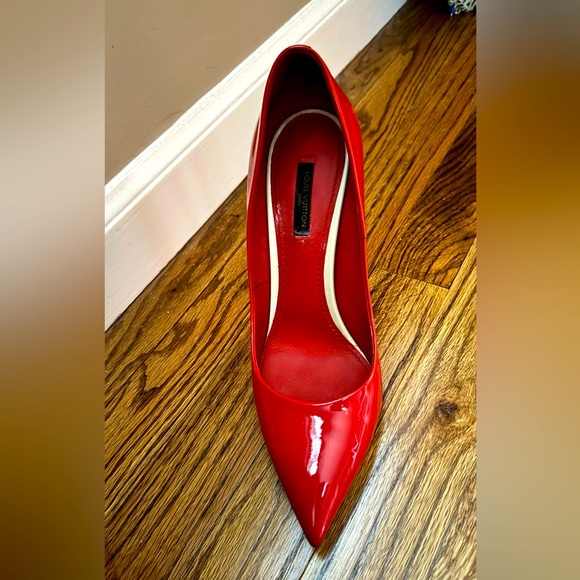 Louis Vuitton Red Patent Leather High Heels Size 39 - Picture 6 of 7